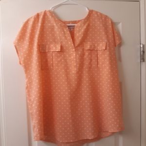 Jaclyn Smith peach colored Blouse - Large